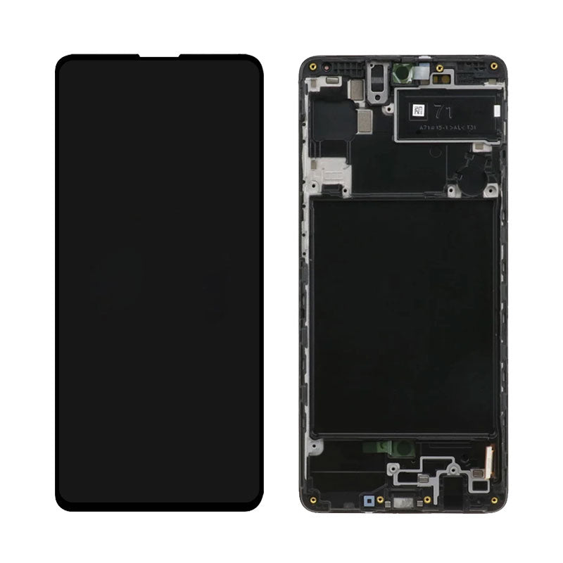 LCD Touch Screen Assembly Replacement INCELL + Frame Compatible for Galaxy A71 2020 A715