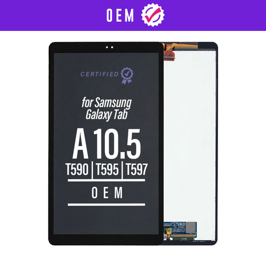 OEM Original LCD Screen for Samsung Galaxy Tab A 10.5 T590 T595 T597 with Digitizer Full Assembly