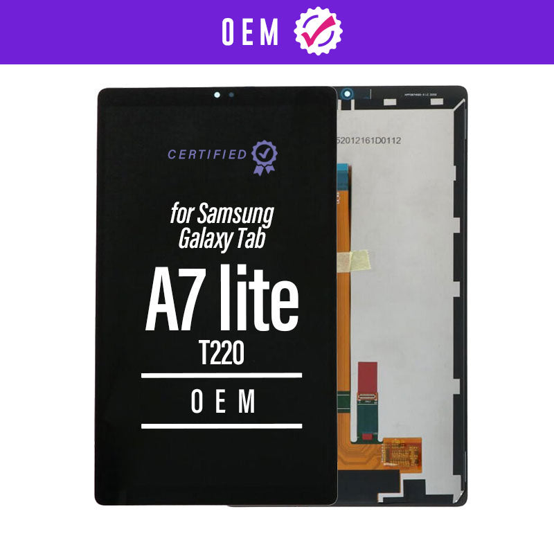 OEM Original LCD Screen for Samsung Galaxy Tab A7 Lite T220 with Digitizer Full Assembly