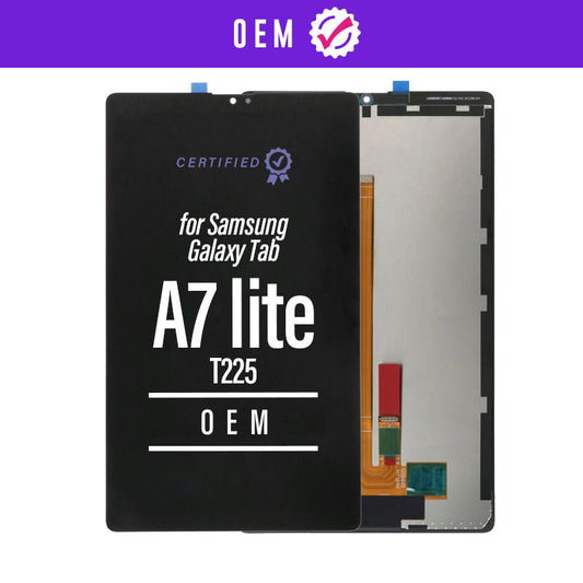 OEM Original LCD Screen for Samsung Galaxy Tab A7 Lite T225 with Digitizer Full Assembly