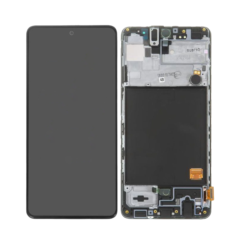 OLED Touch Screen Assembly with Frame Compatible For Galaxy A51 2020 A515