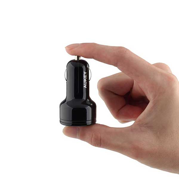Aukey Car Charger with Quick Charge 30W Dual Port CC-T1