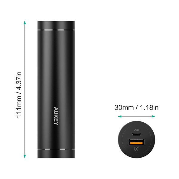 AUKEY 5000MAH POWER BANK Qualcomm QC 3.0 PB-T12