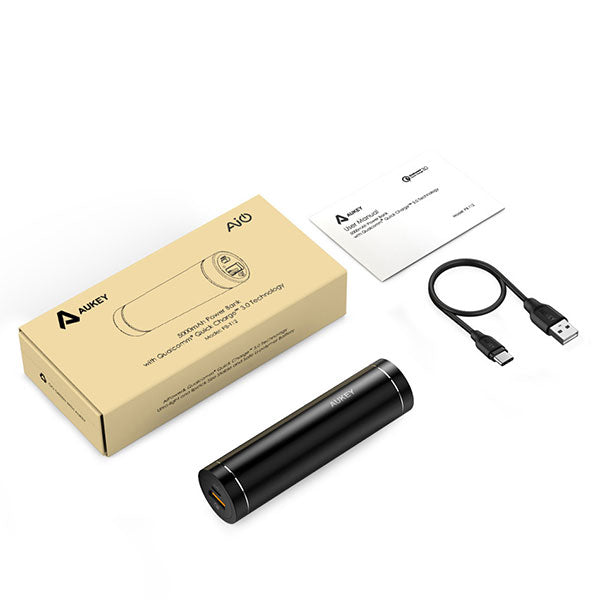 AUKEY 5000MAH POWER BANK Qualcomm QC 3.0 PB-T12