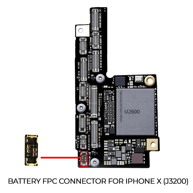 iPhone X J3200 Battery FPC Connector