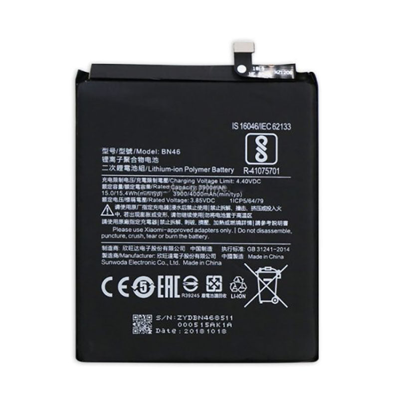 Premium Battery for Xiaomi Redmi Note 8 | Redmi 7 BN46 3900mAh Battery Replacement