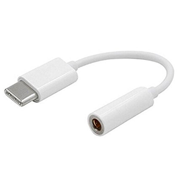 USB Type C to 3.5mm Headphone Jack Adapter AUX Cable