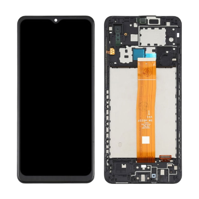 LCD Digitizer Screen Assembly with Frame Service Pack for Galaxy A02 A022