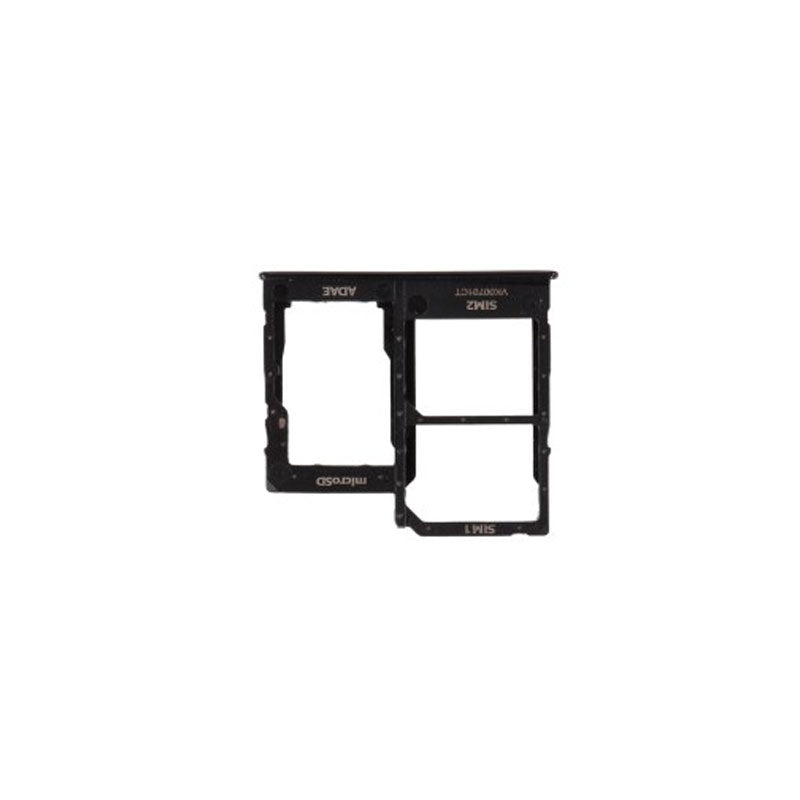 Sim/ Memory Card Tray for Galaxy A41 2020 A415- (Dual Sim)-Black