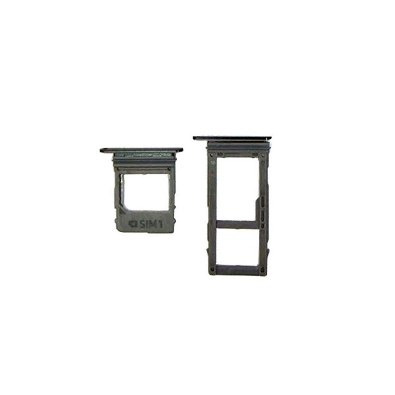 Sim / Memory Card Set Replacement for Galaxy A8 2018 A530- Black