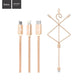 HOCO Lightning-Micro to USB Cable METAL knitted 2in1 X2 (1m)