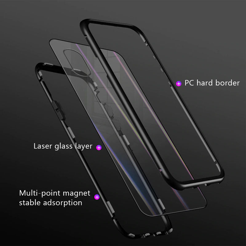 iPhone XR Full 360 Magnet Metal Case