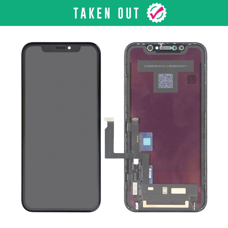 LCD Digitizer Screen Assembly for iPhone XR Taken Out
