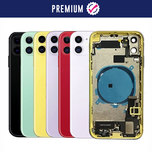 Premium Full Back Cover Housing Assembly with Small Parts Compatible for iPhone 11