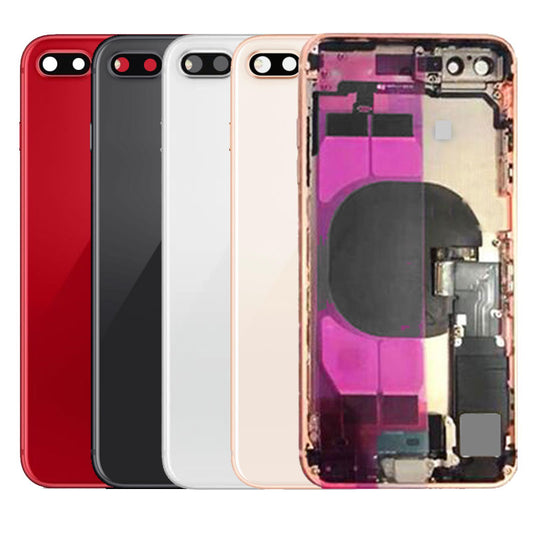 Full Back Cover Assembly Replacement with Parts for iPhone 8 Plus