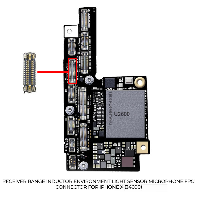 iPhone X J4600 Light Sensor Microphone FPC Connector
