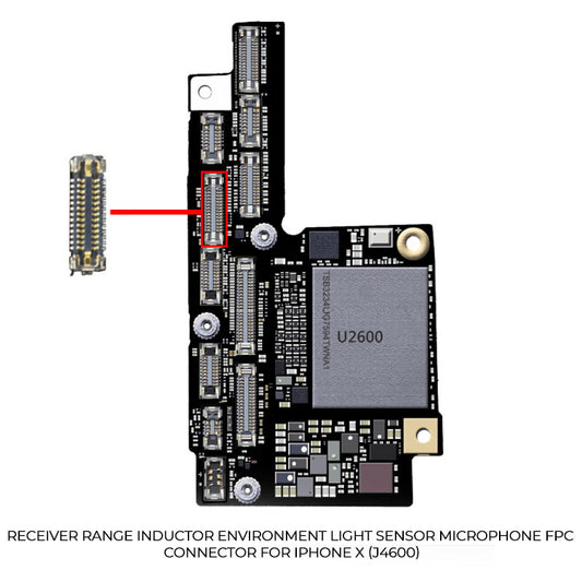 iPhone X J4600 Light Sensor Microphone FPC Connector