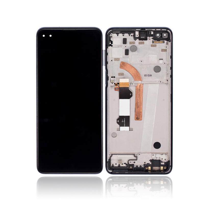 Refurbished LCD Assembly With Frame Compatible For Motorola One 5G (XT2075-1 / 2020)