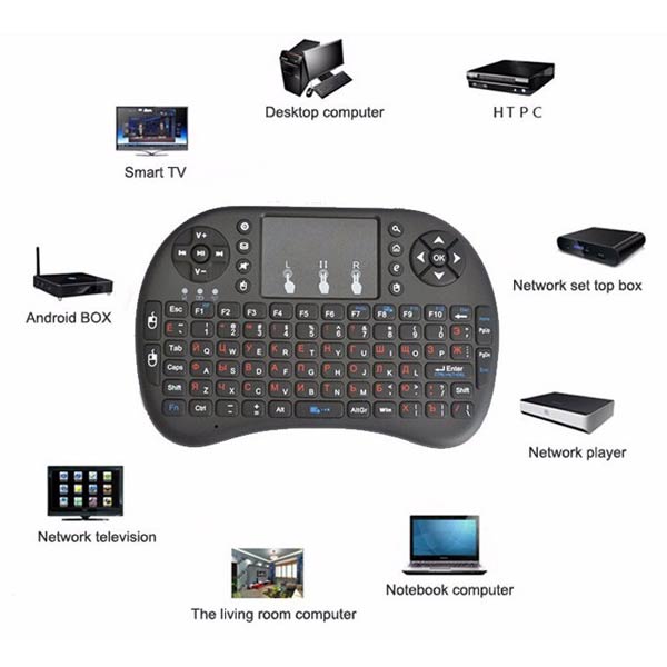 Keyboard Wireless Rii mini RT-MWK08+