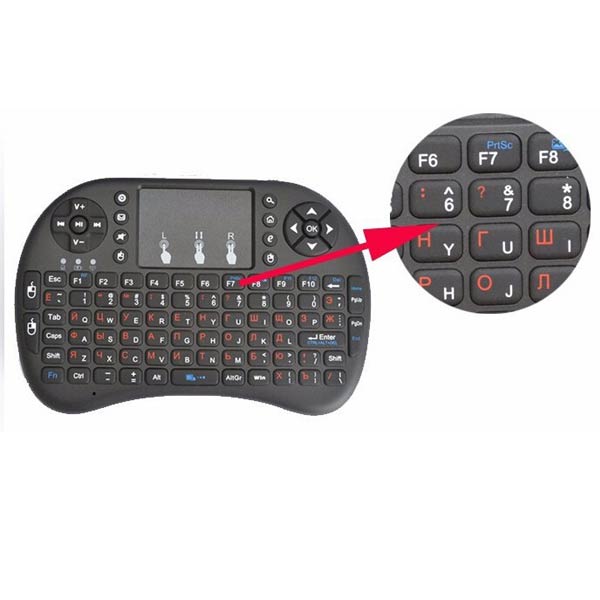 Keyboard Wireless Rii mini RT-MWK08+
