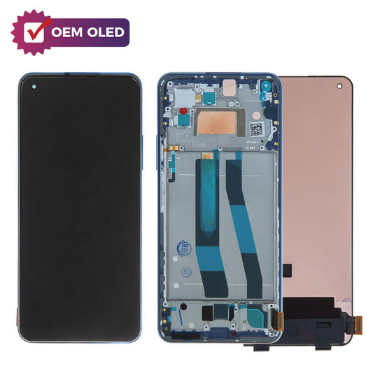 OEM LCD Digitizer Screen Assembly Frame Replacement for Xiaomi MI 11 Lite