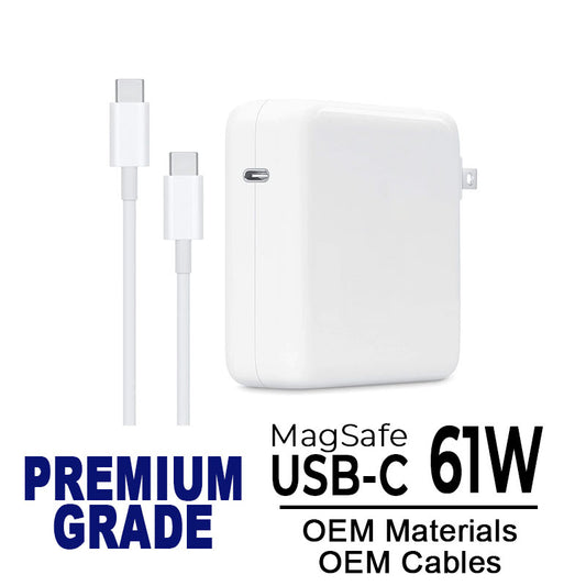 MagSafe USB-C Power Adapter (61W) with Cable for Apple MacBook Pro | MacBook Air