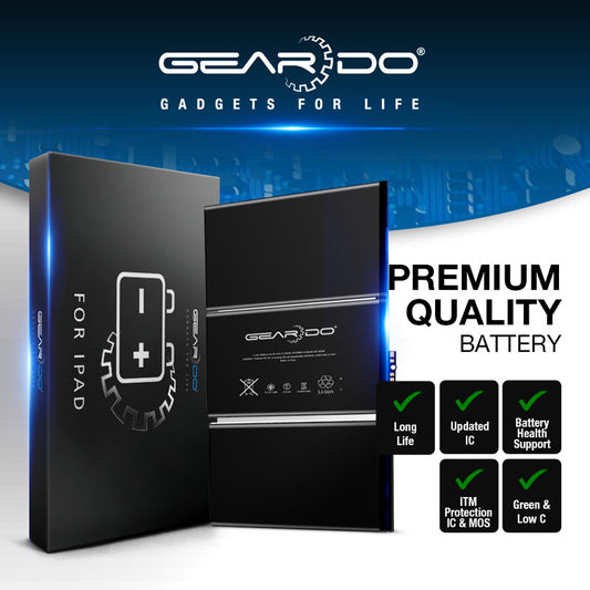 Premium Geardo Battery 6500mAh Compatible For iPad 2 2nd Gen