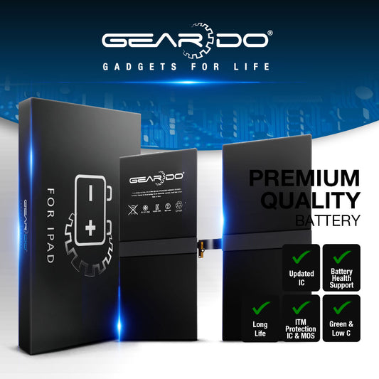 Premium Geardo Battery replacement for iPad Pro 12.9 2nd Gen 10891mAh