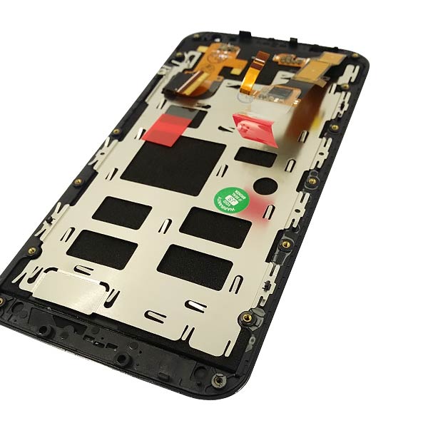 Moto X2 LCD Digitizer Frame Black