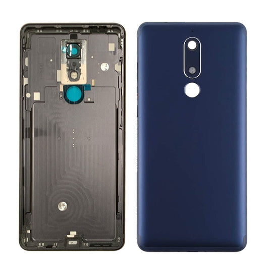 Nokia 5.1 Back Battery Cover Housing with Camera Lens and Frame Replacement