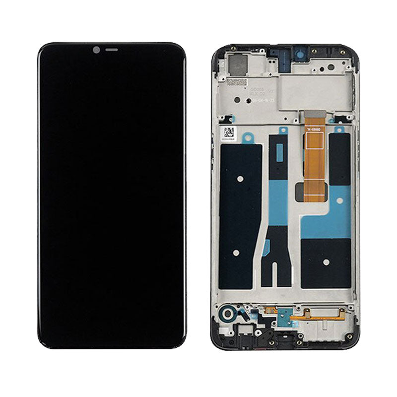 LCD Digitizer Assembly Replacement With Frame for Oppo A3s/ AX5/ A5