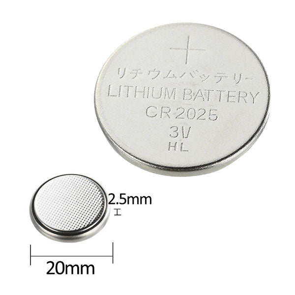 Pkcell Lithium Button Cell CR2025 3.0V 5pcs Pack