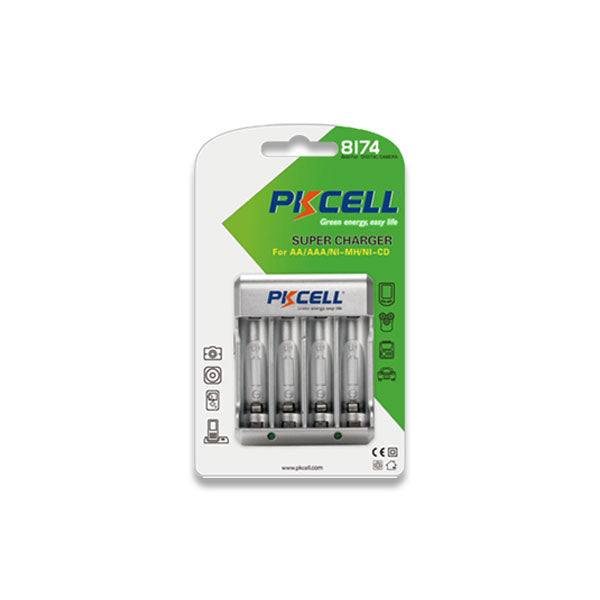Pkcell Rechargeable Battery Charger 8174