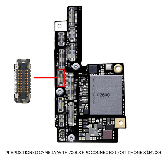 iPhone X J4200 Prepositioned Camera With 700px FPC Connector