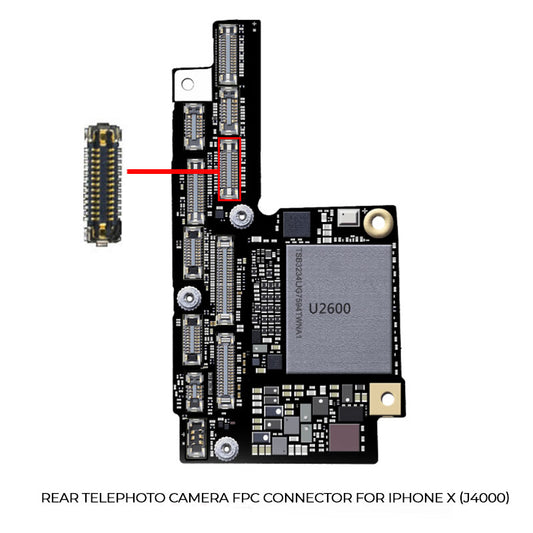 iPhone X J4000 Rear Telephoto Camera FPC Connector
