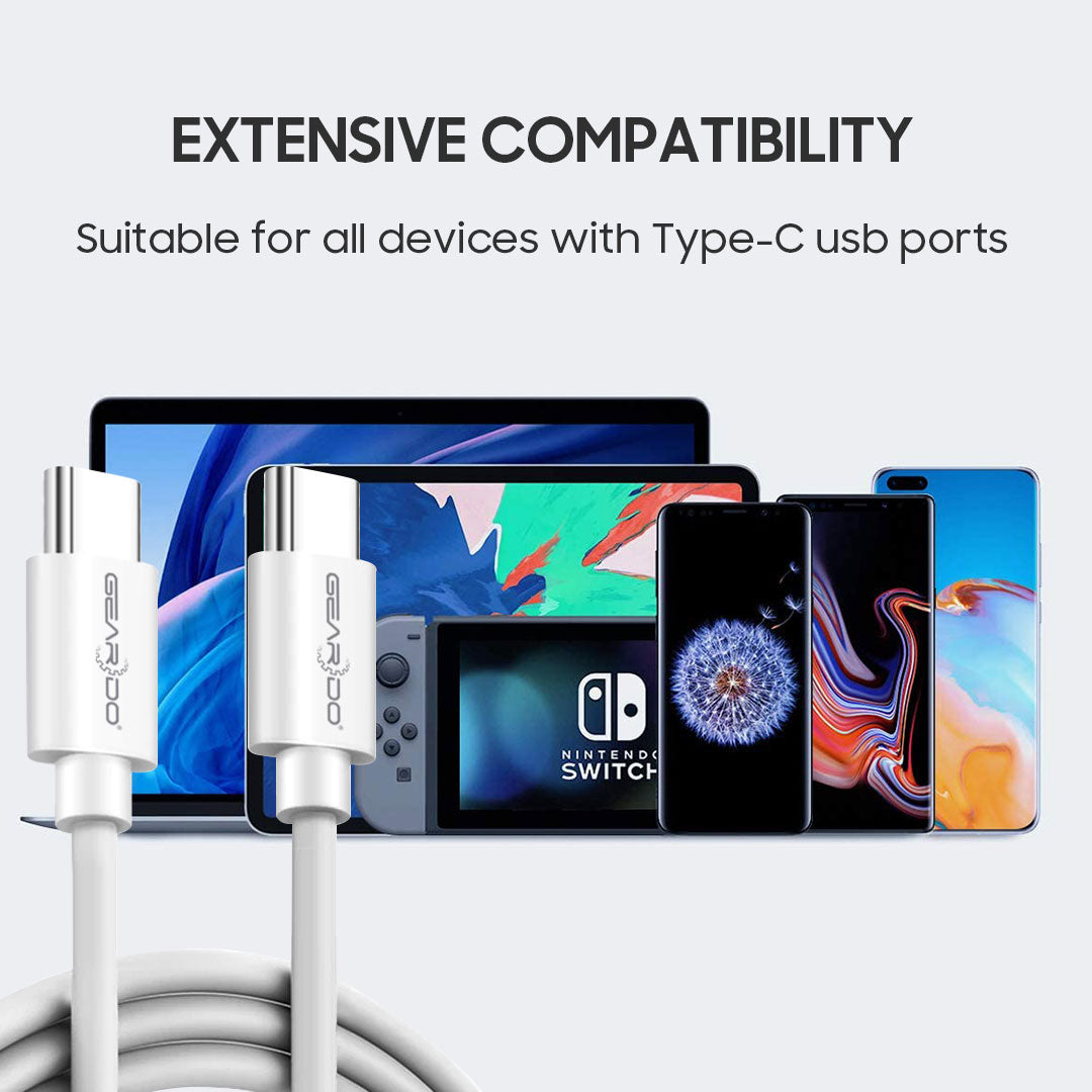 Premium Type C to Type C Charging Data Cable 1.5m 100W