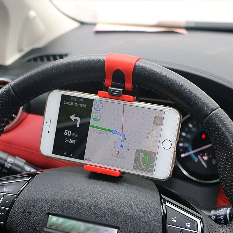 Universal Car Steering Wheel Clip for Mobile Phones