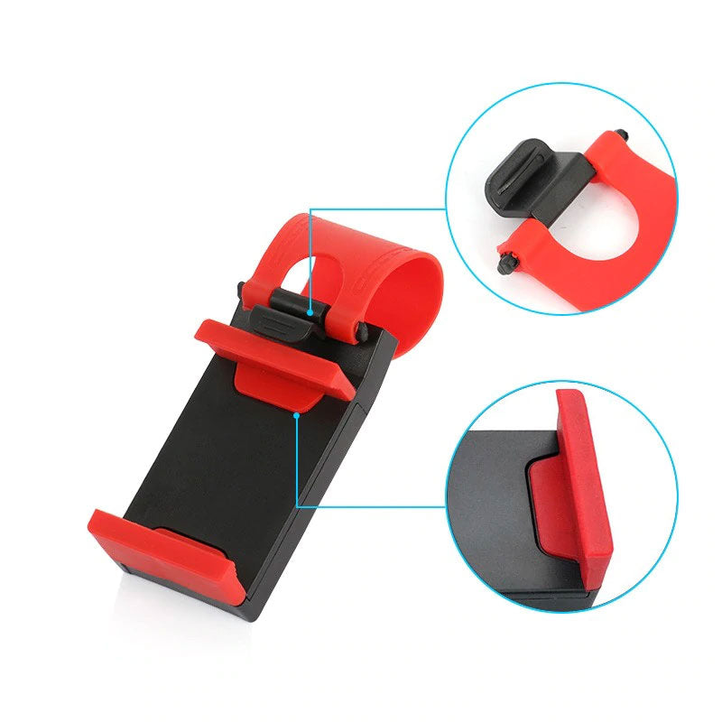 Universal Car Steering Wheel Clip for Mobile Phones