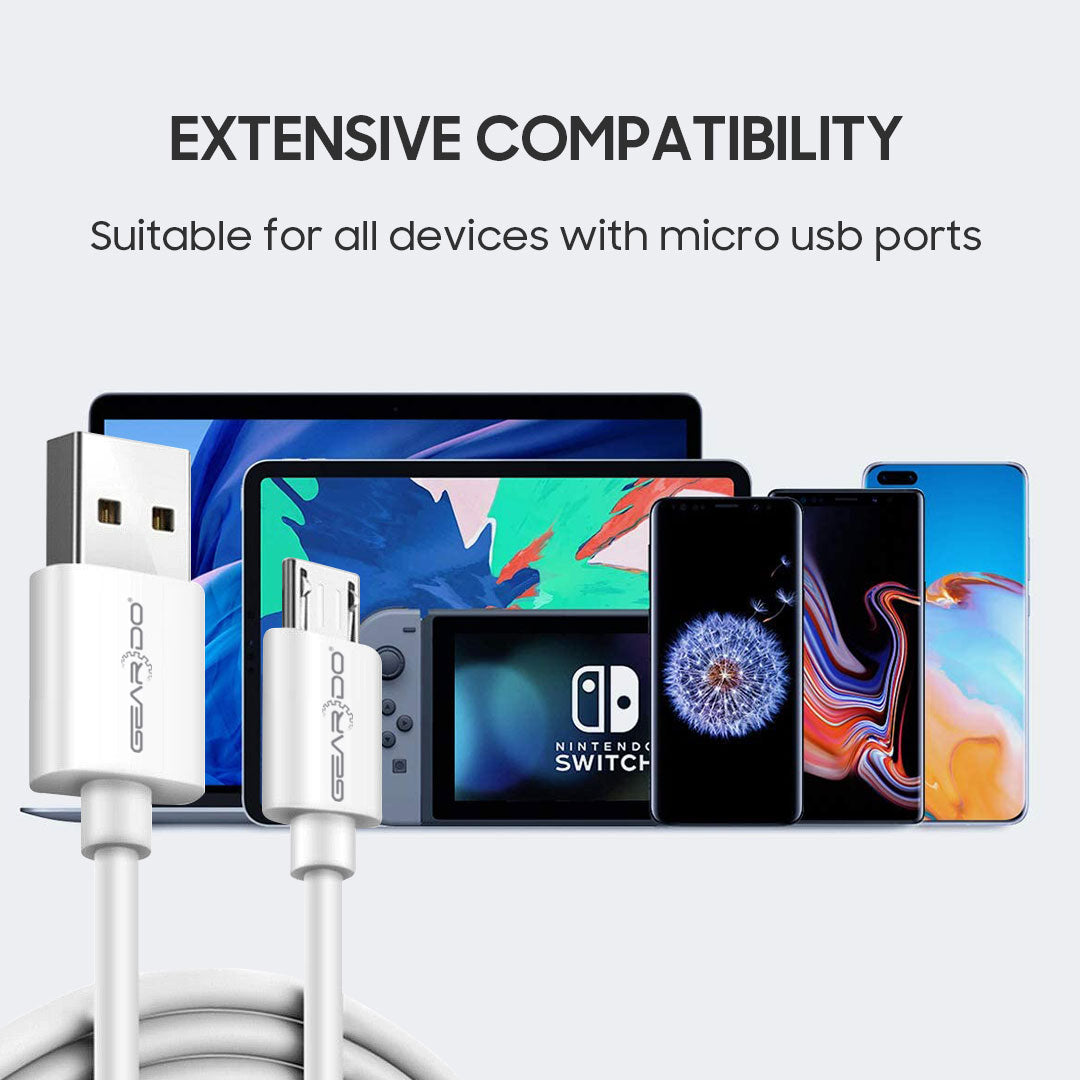 Premium USB to Micro USB Charging Data Cable 1.2m 10W