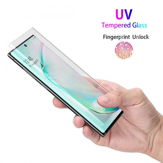 Premium UV 3D Curved Tempered Glass Protector for Galaxy S10 | Support Ultrasonic Unlock
