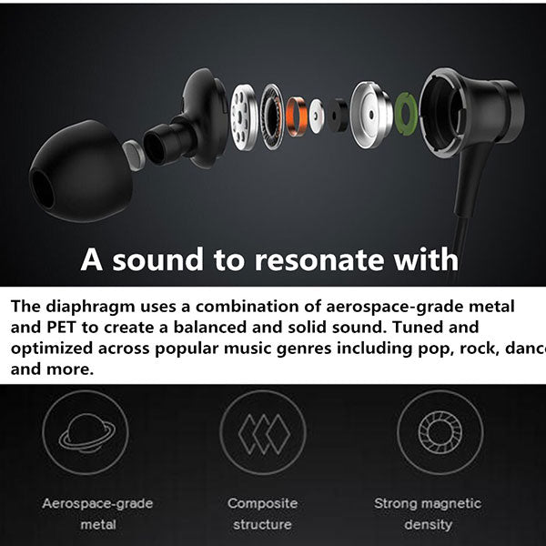 Xiaomi Mi Piston In-Ear Headphones - Black