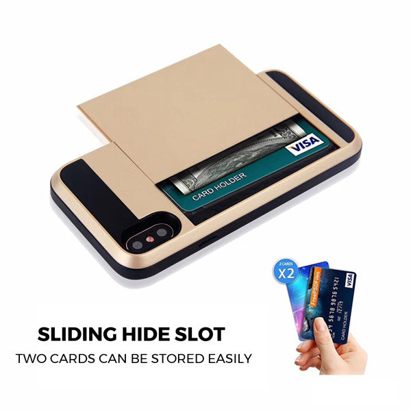 Xinghui Case Cover With Card Holder For iPhone X/ XS