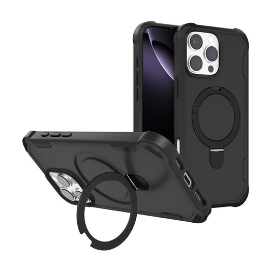 Military Rotative Ring Stand Armour Case for iPhone 17 pro Max- (Magsafe Compatible)