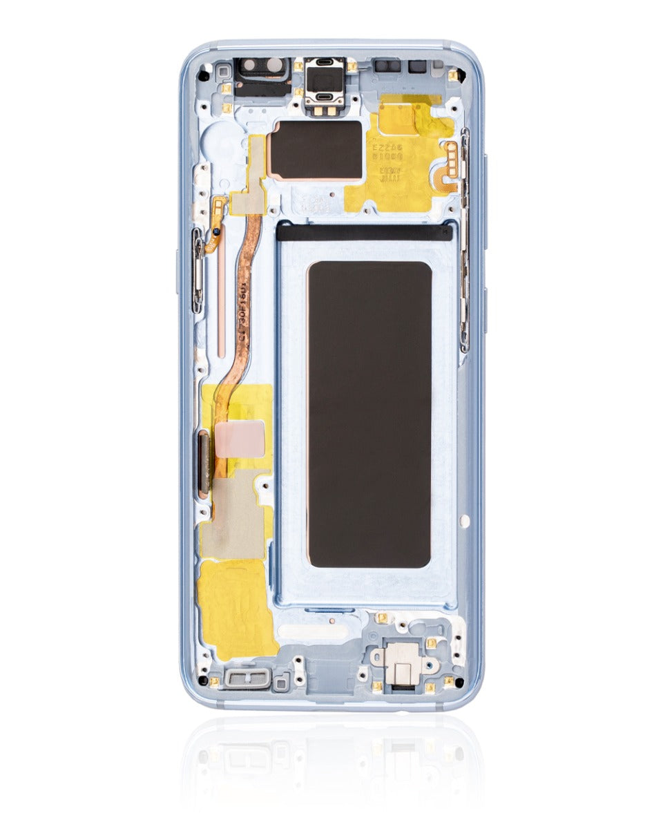 LCD Digitizer Screen Assembly With Frame Service Pack for Galaxy S8 G950 - Coral Blue