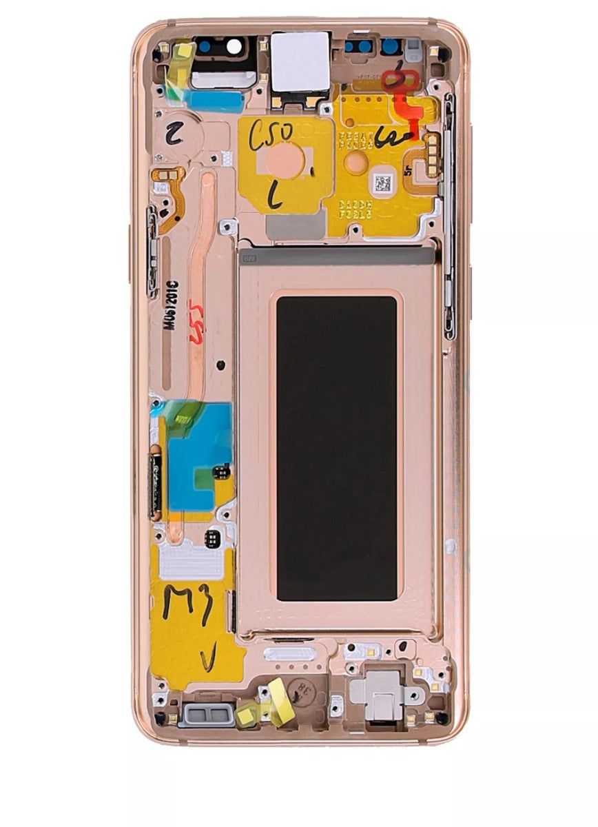 LCD Digitizer Screen Assembly With Frame Service Pack for Galaxy S9 G960 - Sunrise Gold