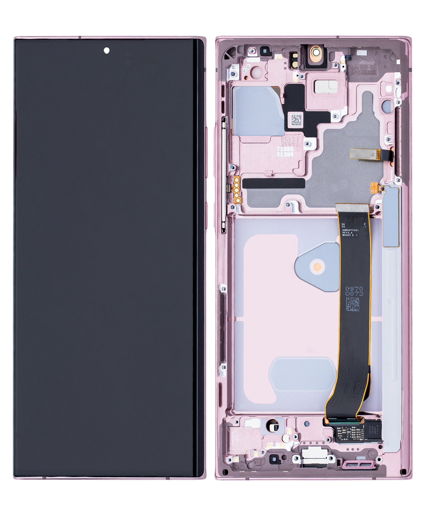 LCD Touch Screen Assembly with Frame (As New) For Galaxy Note 20 Ultra - Mystic Bronze