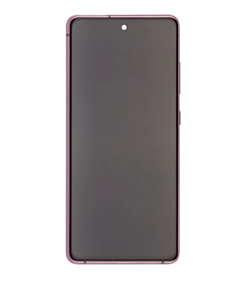 LCD Digitizer Screen Assembly with Frame Service Pack Replacement for Galaxy S20 FE G780-G781 - Cloud Lavender