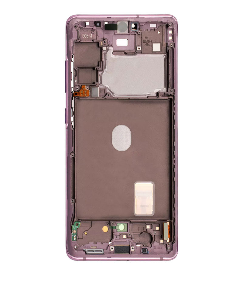 LCD Digitizer Screen Assembly with Frame Service Pack Replacement for Galaxy S20 FE G780-G781 - Cloud Lavender