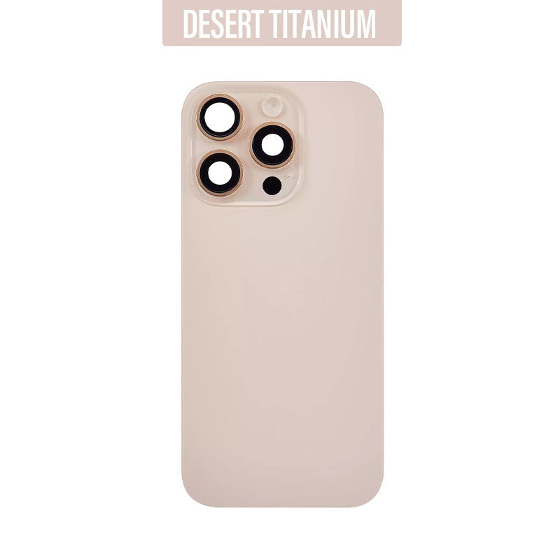 Back Glass Cover For iPhone 16 Pro (With Camera Frame and Magsafe Magnet)