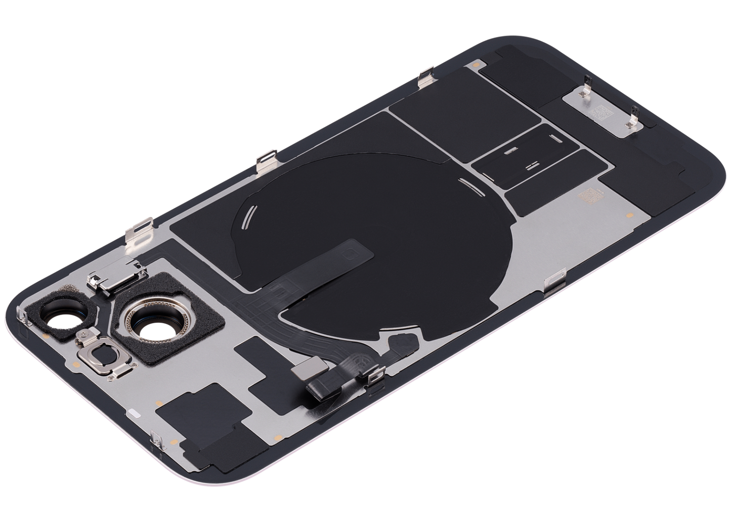 Back Glass Cover For iPhone 15 Plus (With Camera Frame and Wireless Charging Flex)